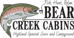Fish, Hunt, Relax: Bear Creek Cabins Highland General Store and Campground